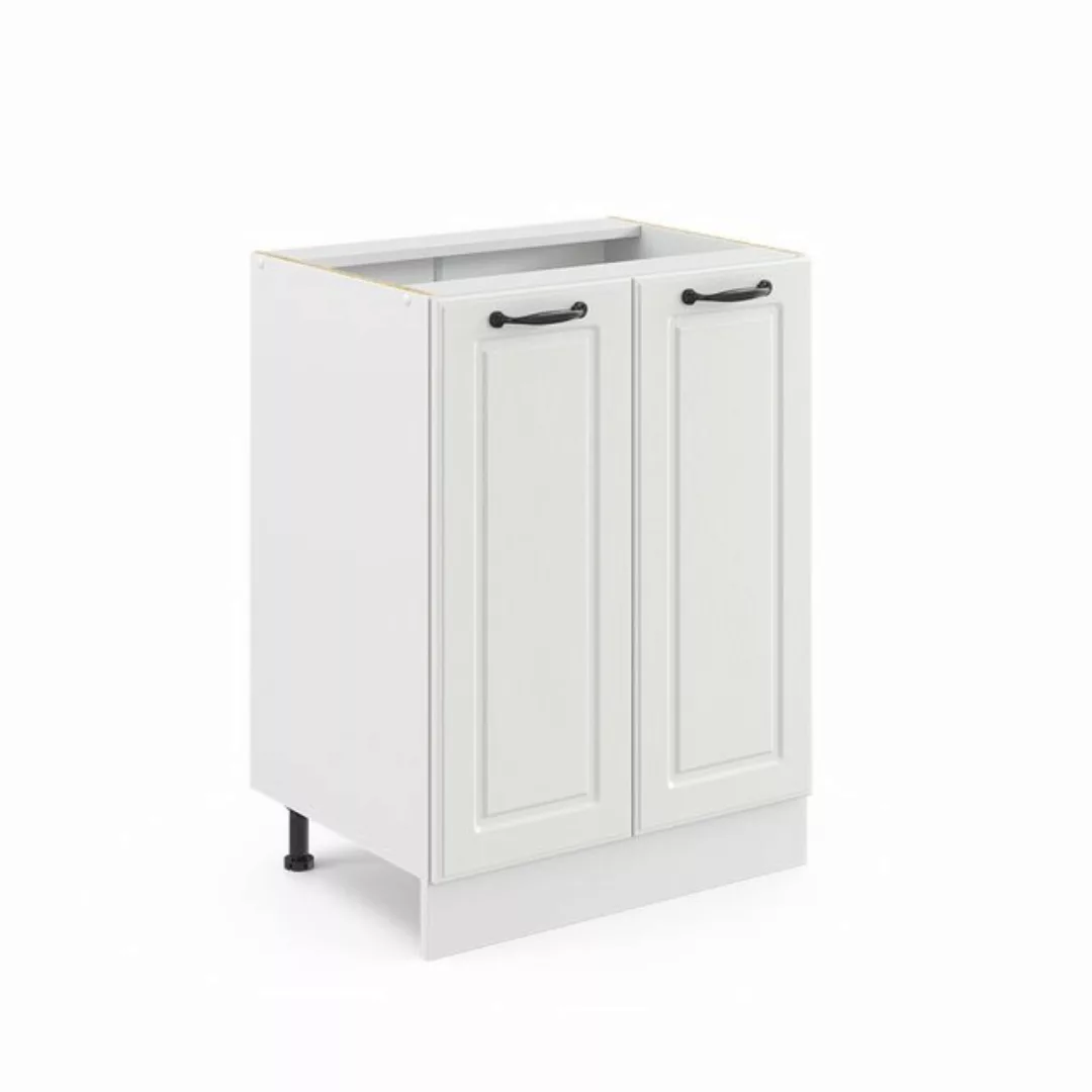 Vicco Unterschrank R-Line, Weiß Landhaus/Weiß, 60 cm, AP Marmor günstig online kaufen