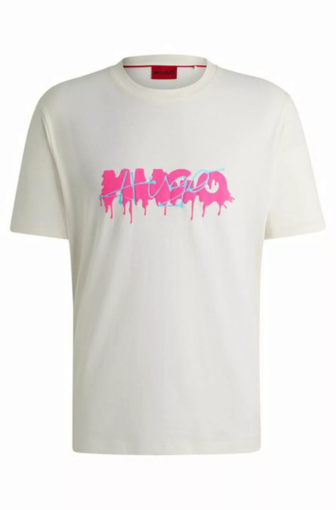 HUGO T-Shirt Dacation 10229761 01, Open White günstig online kaufen