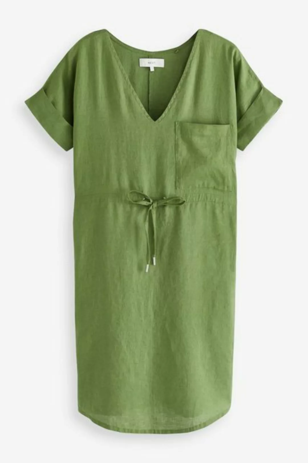 Next Sommerkleid Kurzes Kleid aus 100 % Leinen zum Binden (1-tlg) günstig online kaufen