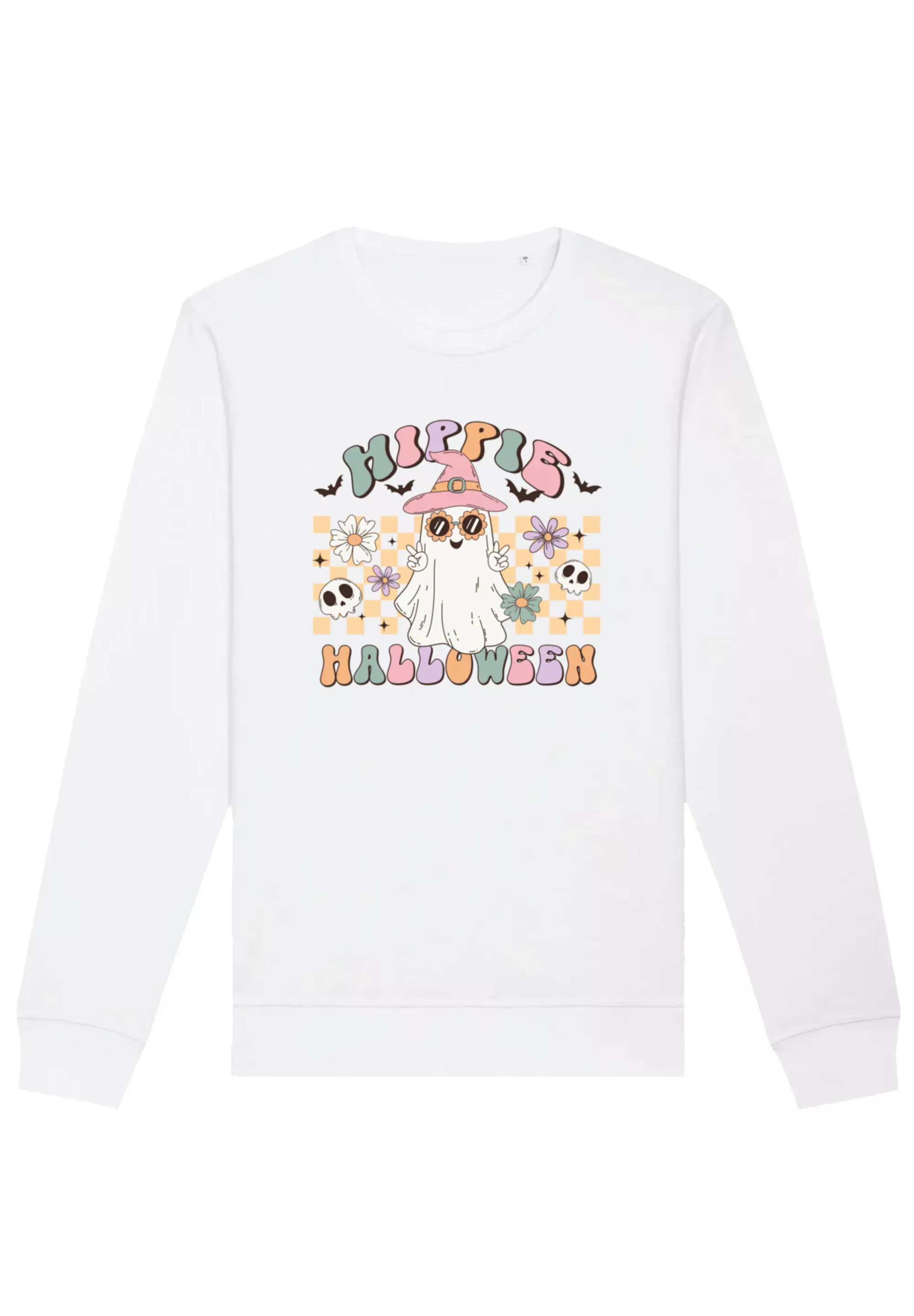 F4NT4STIC Sweatshirt "Retro Halloween Hippie Halloween", Premium Qualität günstig online kaufen