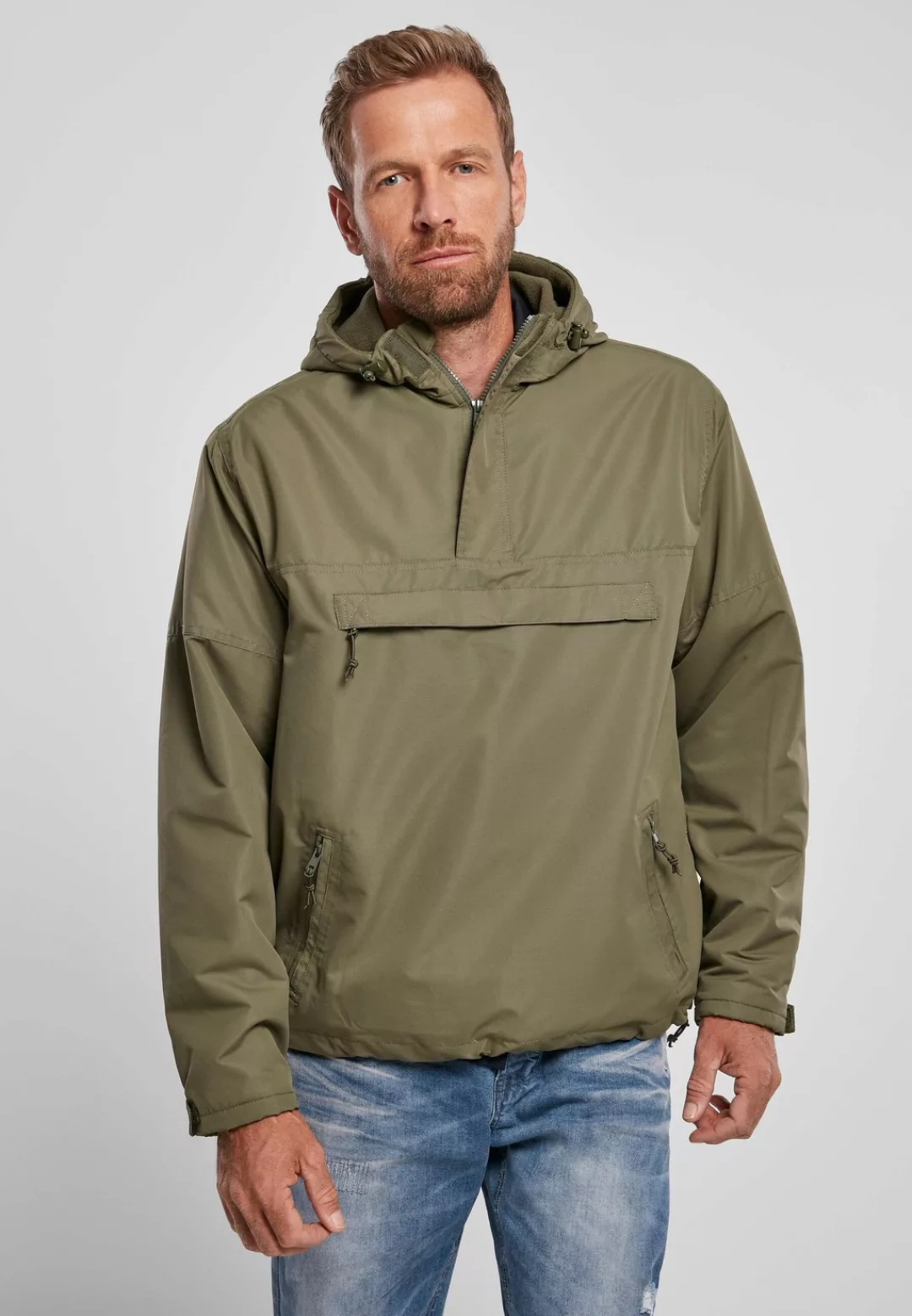 Brandit Anorak "Brandit Herren Fleece Pull Over Windbreaker", (1 St.), mit günstig online kaufen