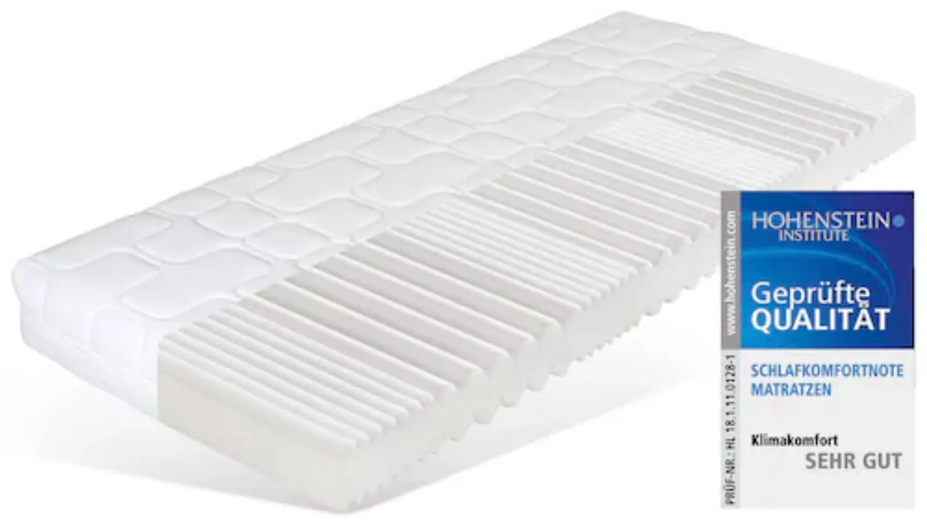Beco Komfortschaummatratze »Wellness Komfort«, 19 cm hoch, Raumgewicht: 28 günstig online kaufen