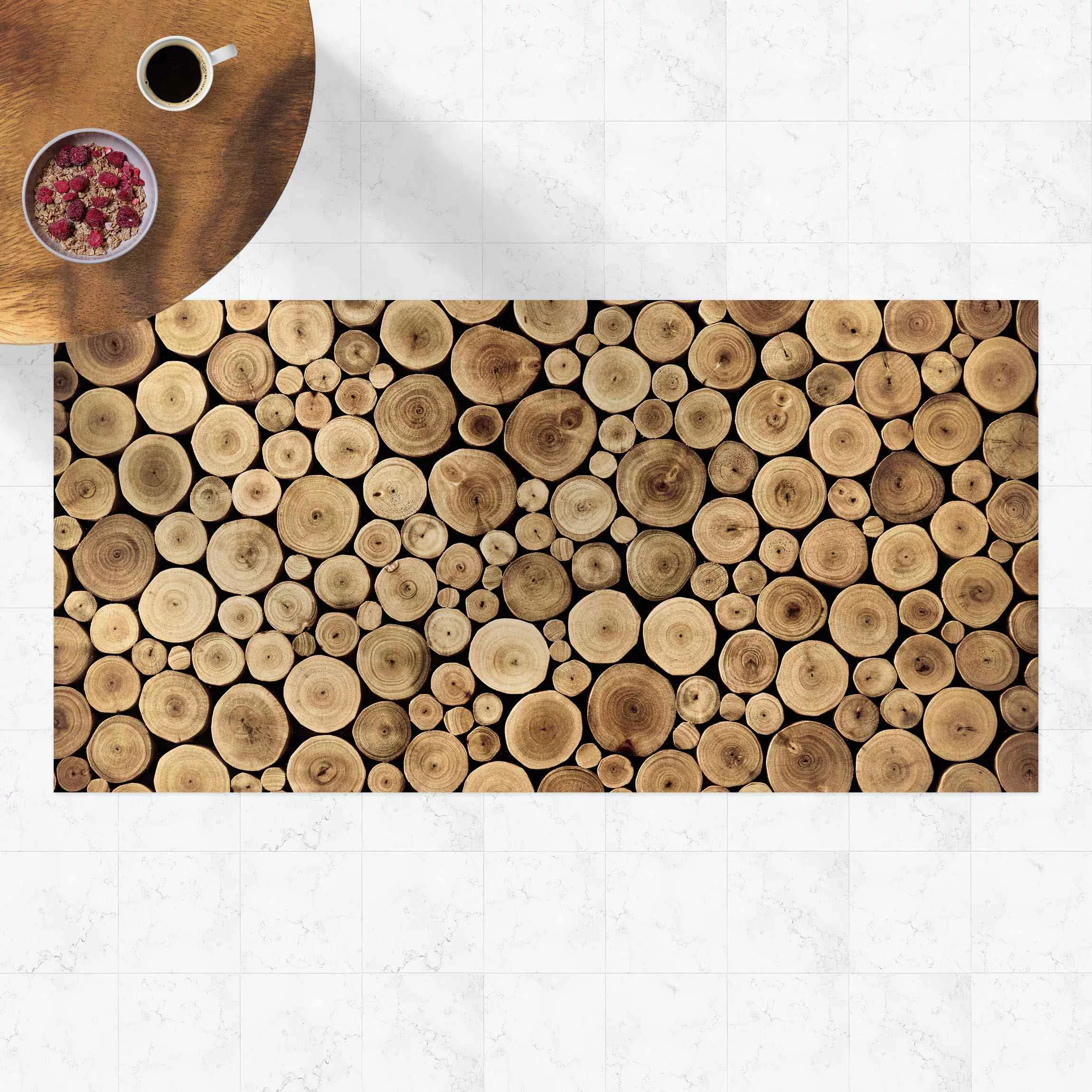 Vinyl-Teppich Homey Firewood günstig online kaufen
