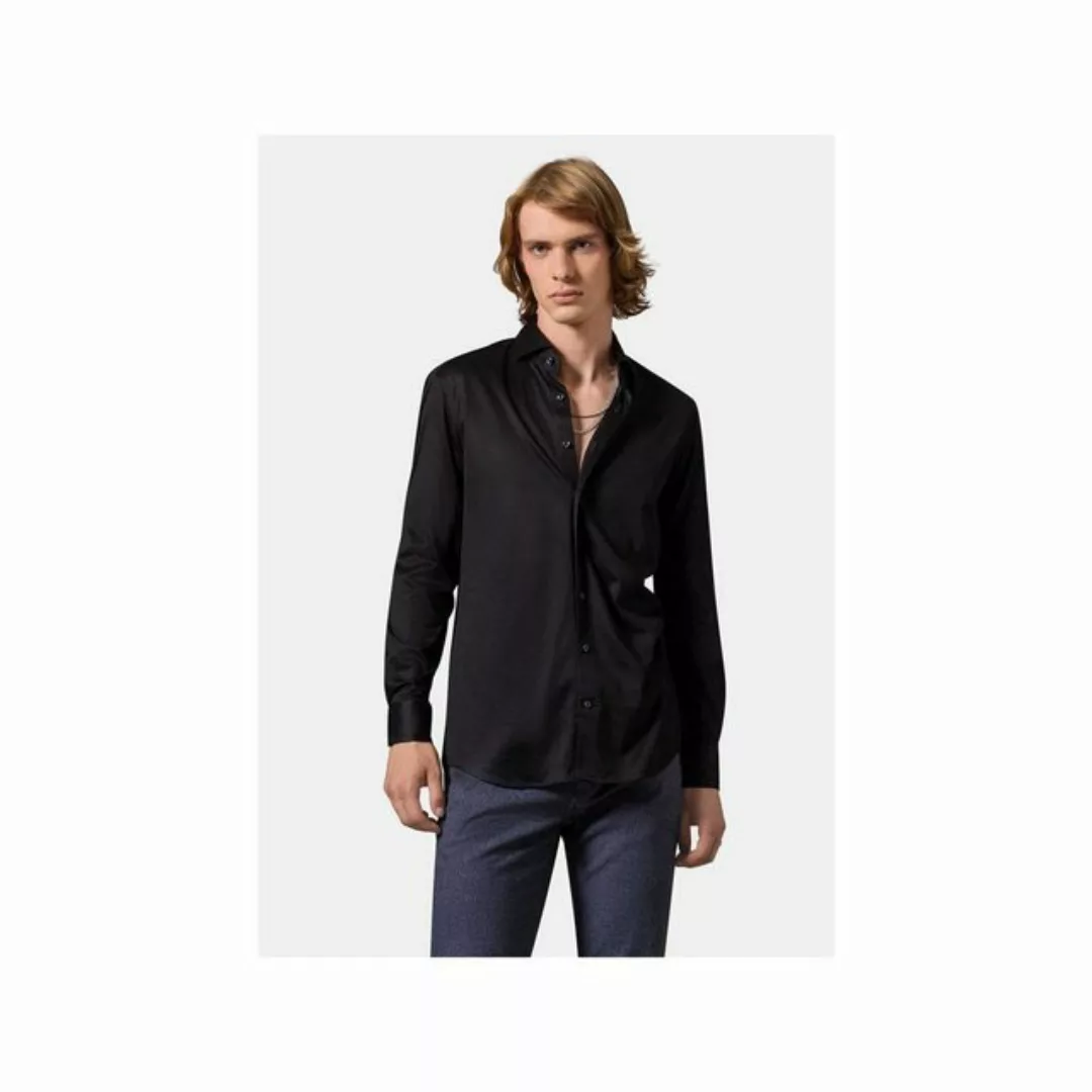 BALDESSARINI Langarmhemd schwarz (1-tlg) günstig online kaufen