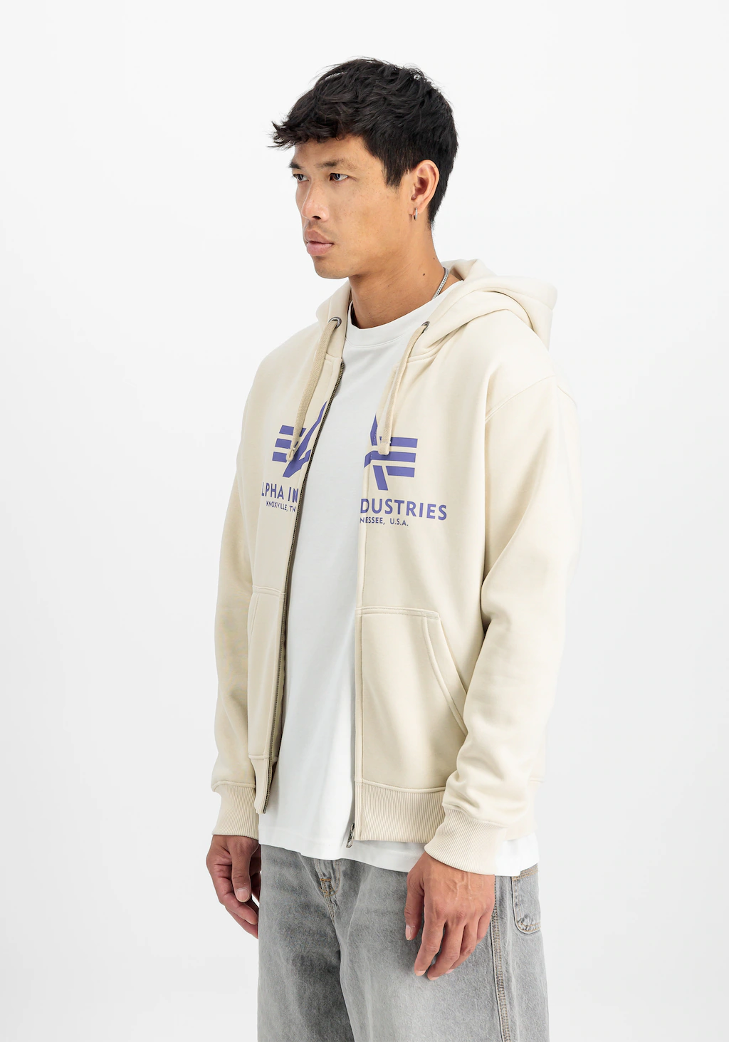 Alpha Industries Hoodie "Basic Zip Hoodie BL Kapuzensweatshirt" günstig online kaufen