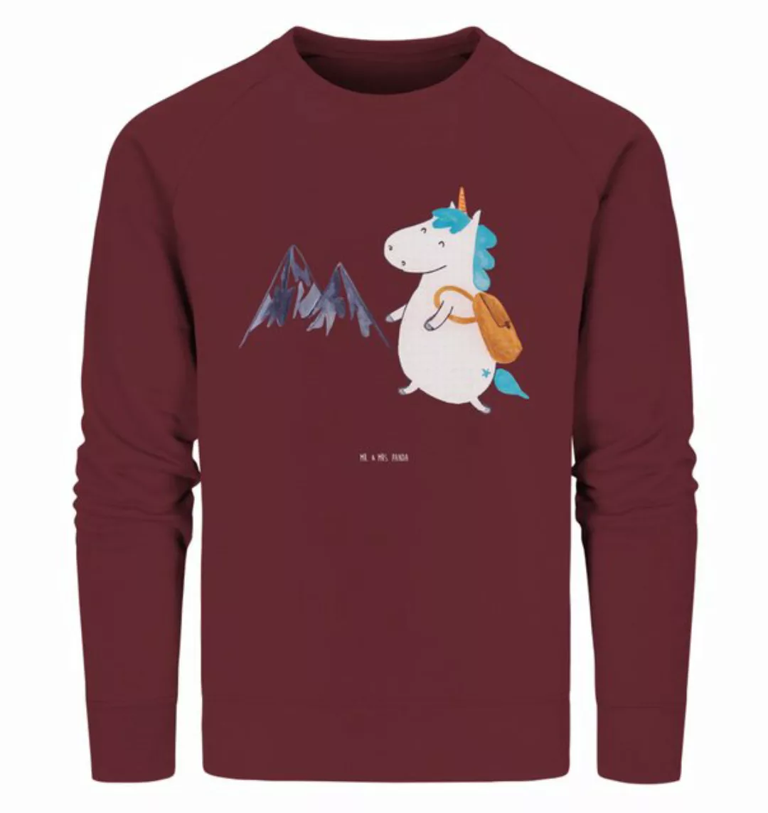 Mr. & Mrs. Panda Longpullover Größe S Einhorn Bergsteiger - Burgundy - Gesc günstig online kaufen