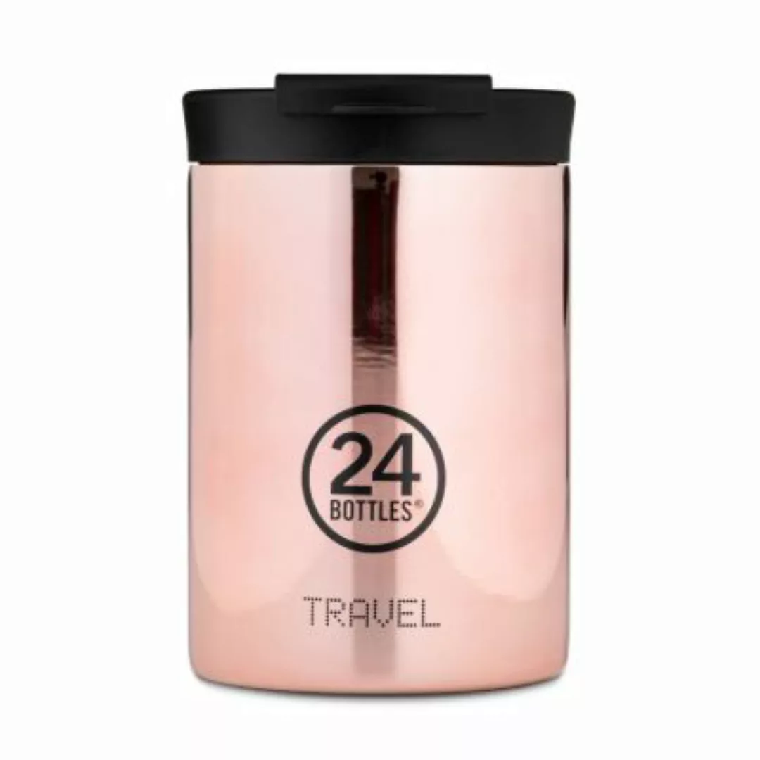 24Bottles Grand Travel Trinkbecher 350 ml Trinkflaschen rosegold günstig online kaufen