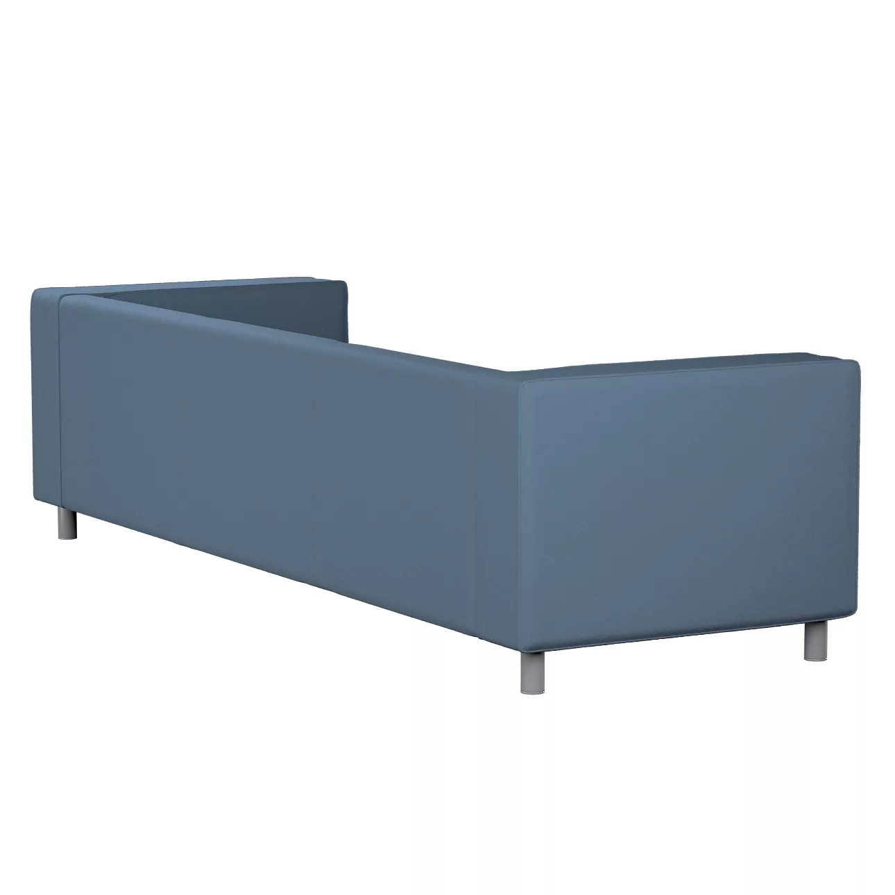 Bezug für Klippan 4-Sitzer Sofa, blau, Bezug für Klippan 4-Sitzer, Bouclé ( günstig online kaufen