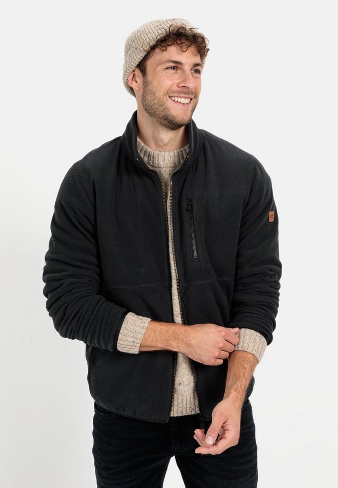 camel active Fleecejacke aus recyceltem Polyester günstig online kaufen