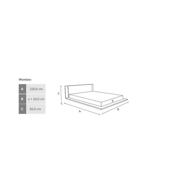 Domando Bett Massivholzbett Sassari, Breite 186cm, massive Eiche geölt, Sch günstig online kaufen