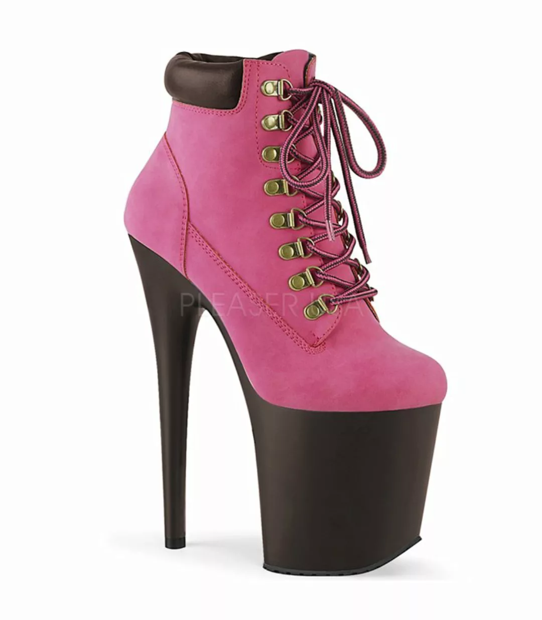 Plateau Stiefeletten FLAMINGO-800TL-02 Pink (Schuhgröße: EUR 40) günstig online kaufen