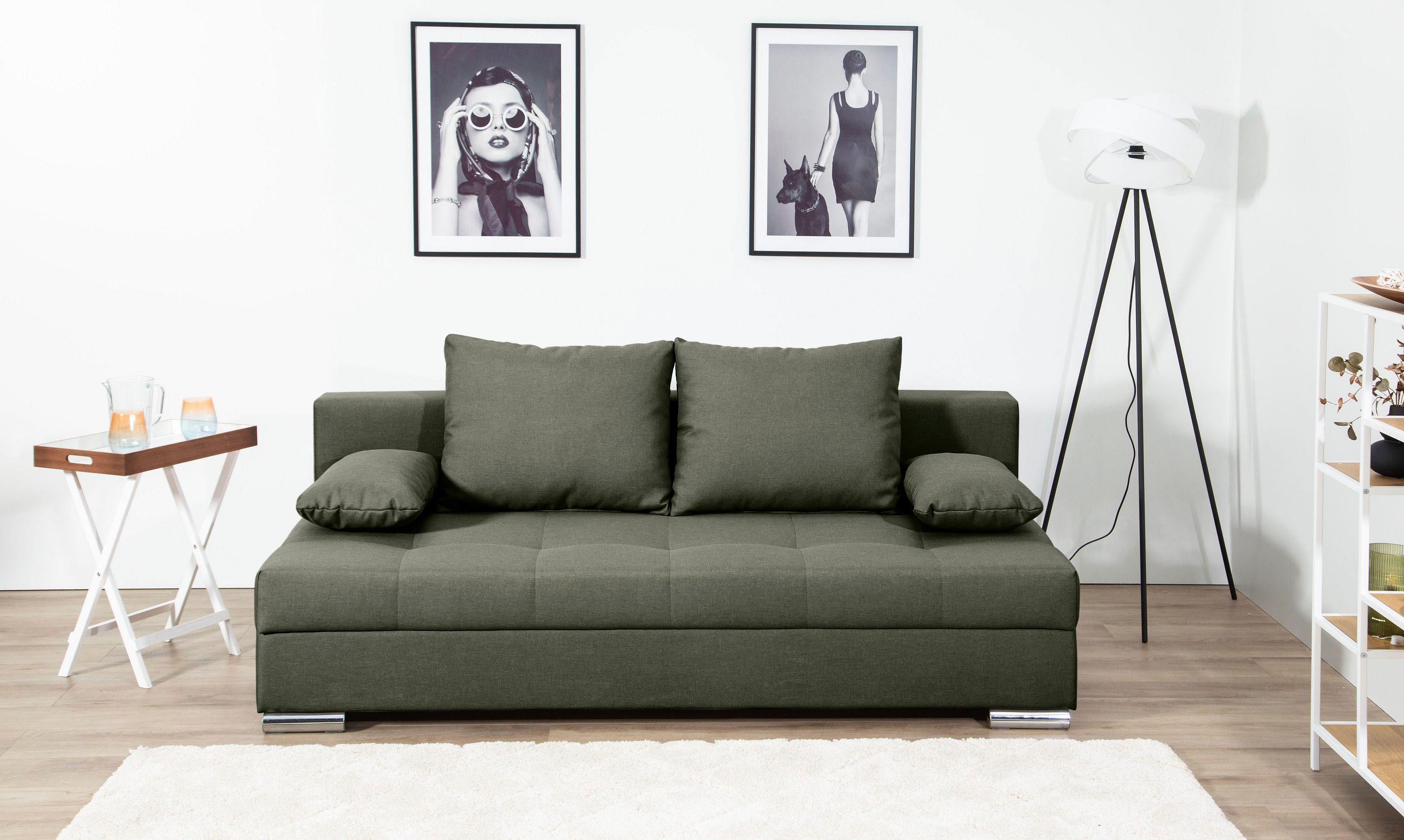 COLLECTION AB Schlafsofa "Tania mit Bettfunktion und Bettkasten", komfortab günstig online kaufen