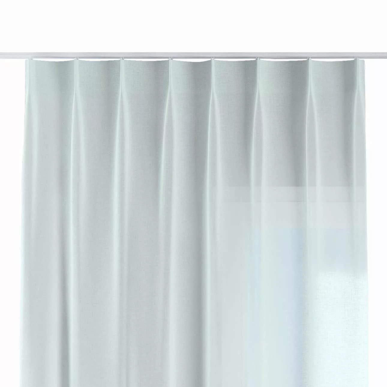 Vorhang mit flämischen 1-er Falten, pastelmint, Balance (143-82) günstig online kaufen