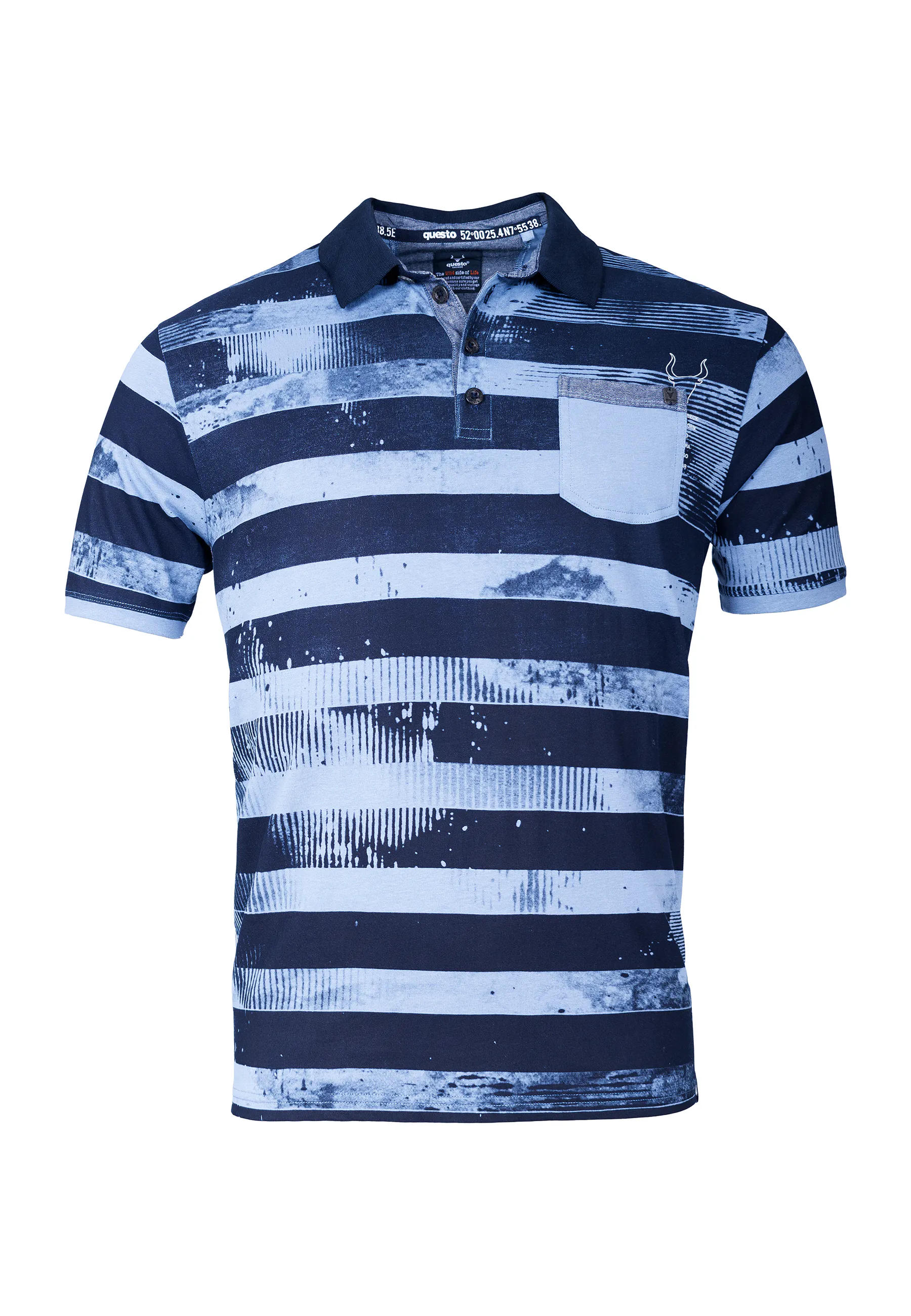 Questo Poloshirt Erwin nautical blue günstig online kaufen