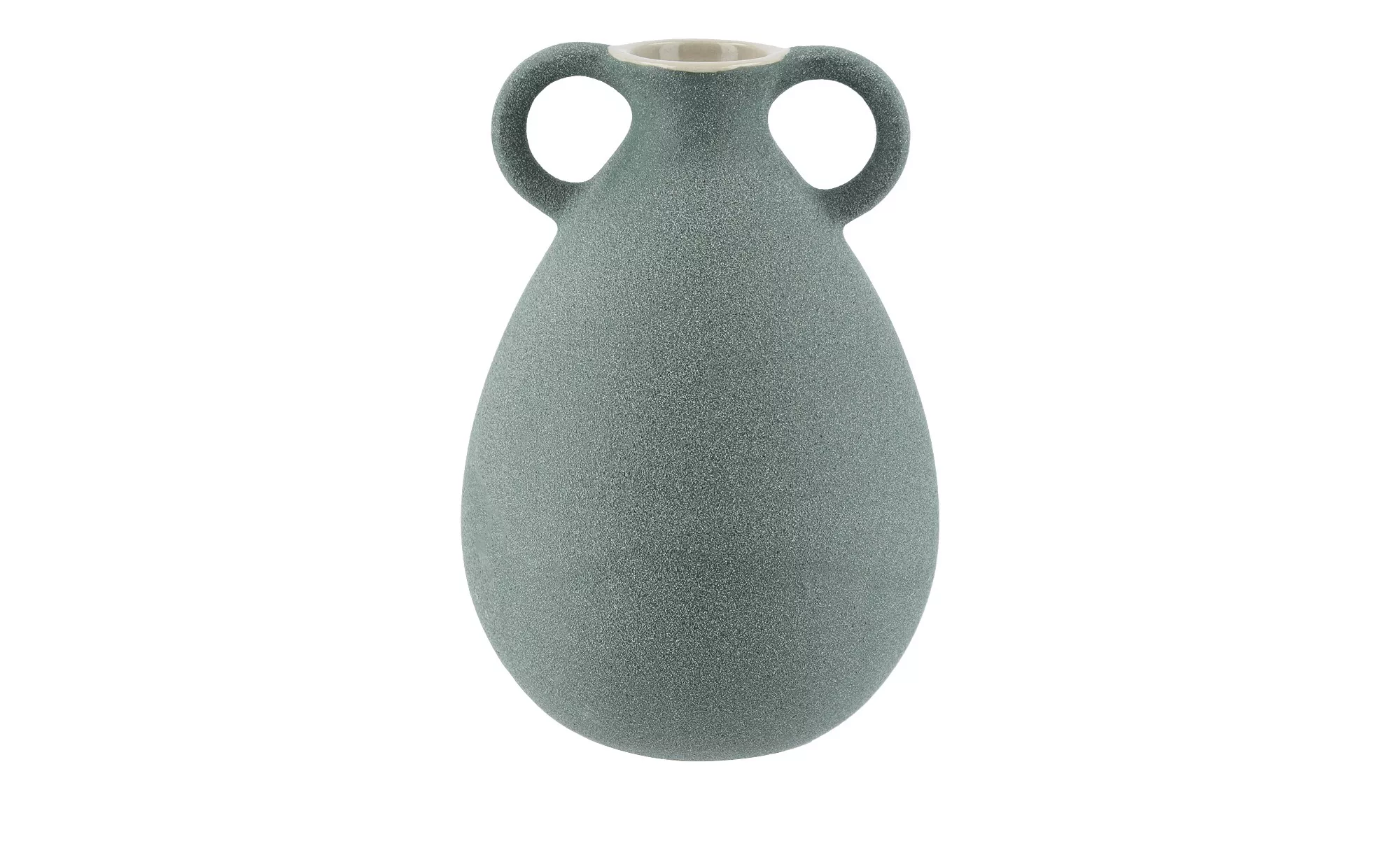 Vase ¦ blau ¦ Steingut ¦ Maße (cm): H: 18,5  Ø: 13 Accessoires > Vasen - Hö günstig online kaufen