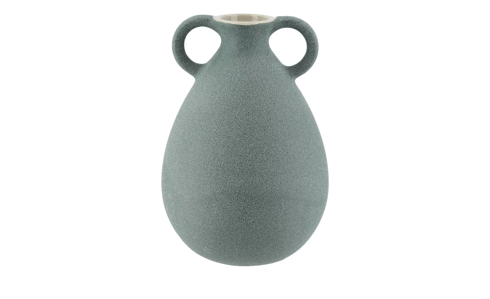 Vase   ¦ blau ¦ Steingut ¦ Maße (cm): H: 18,5  Ø: 13 Accessoires > Vasen - günstig online kaufen