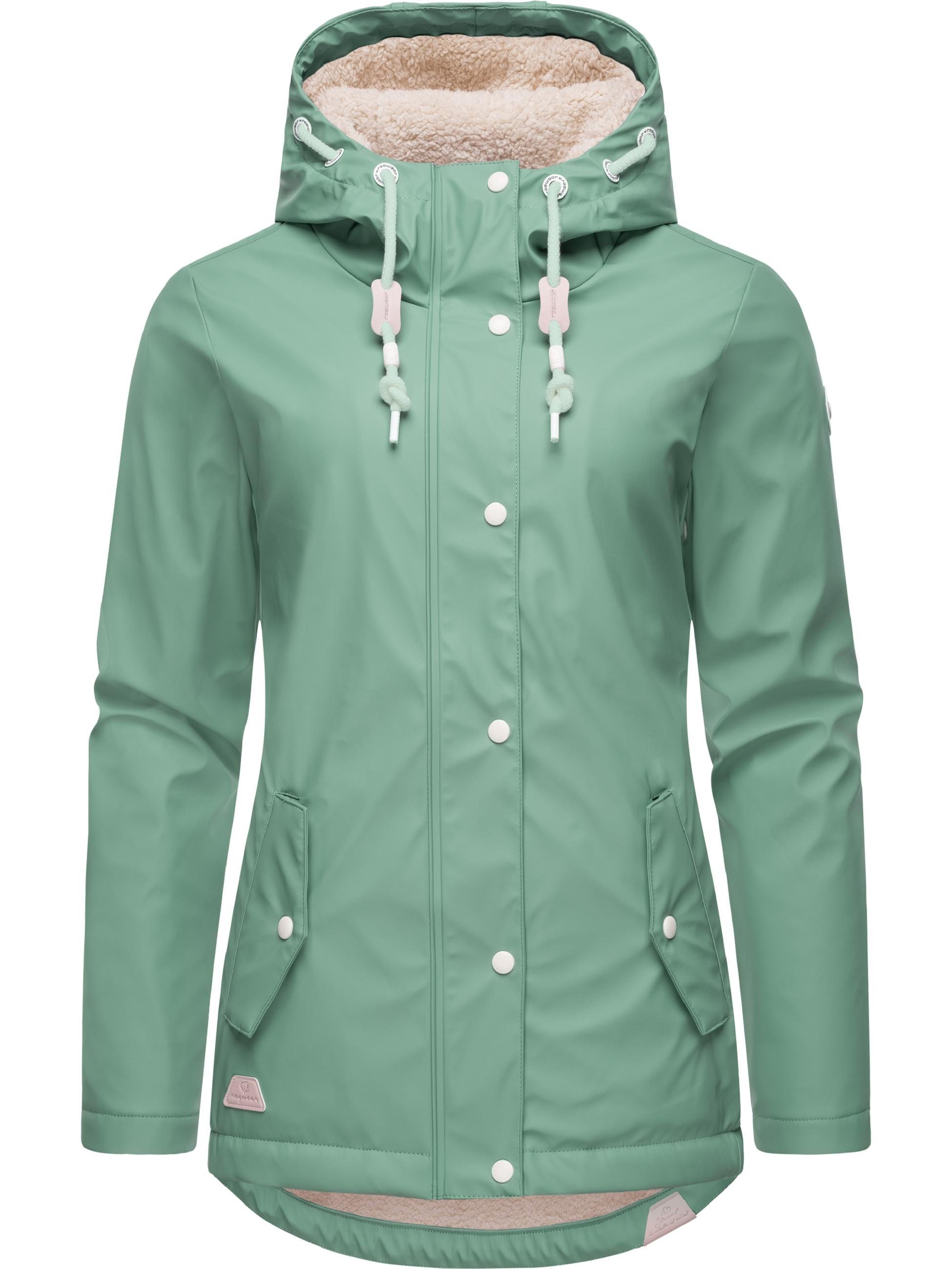 Ragwear Regenjacke "Marge", mit Kapuze, warm gefütterter Damen Winter Regen günstig online kaufen