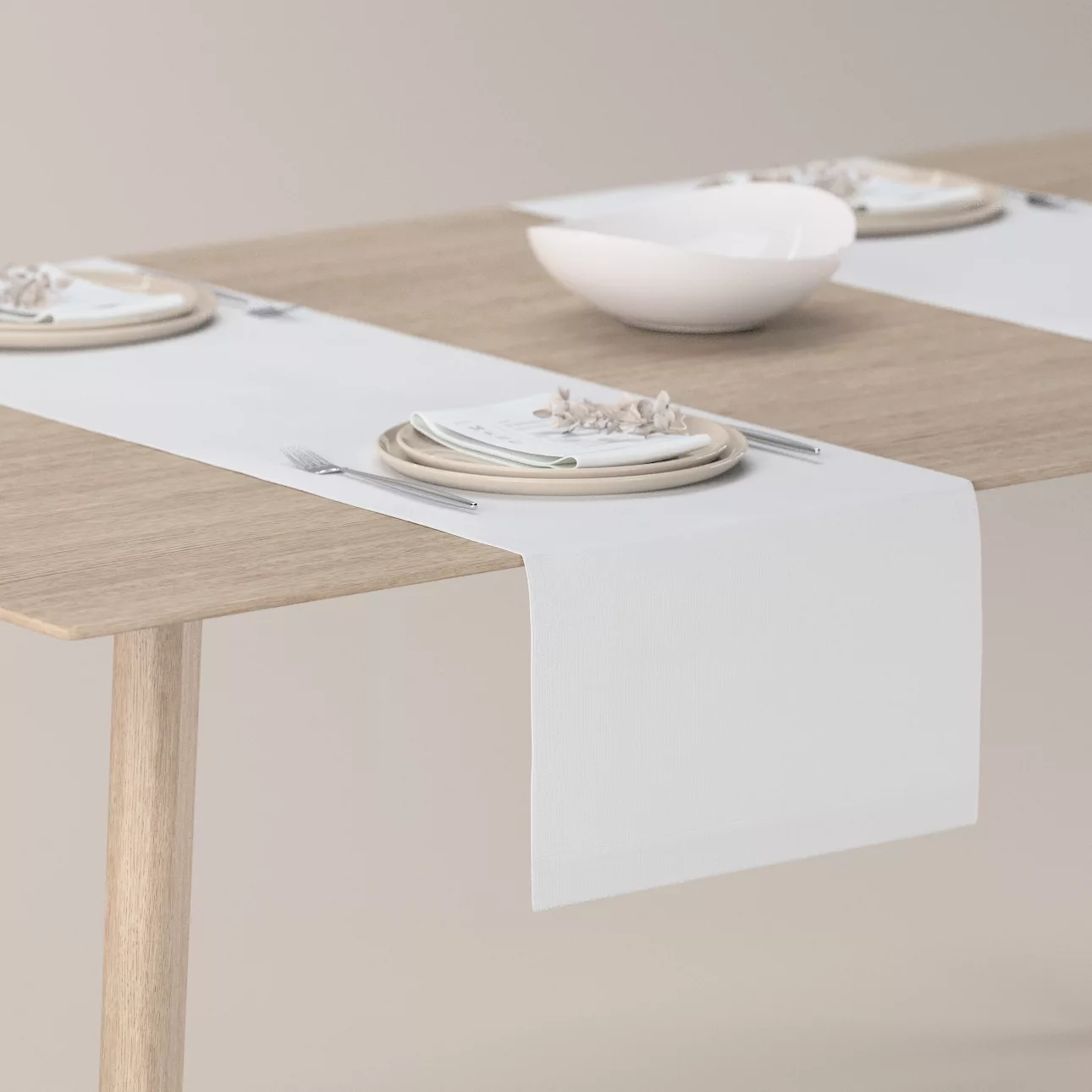 Tischläufer, weiß, 40 x 130 cm, Loneta (133-02) günstig online kaufen