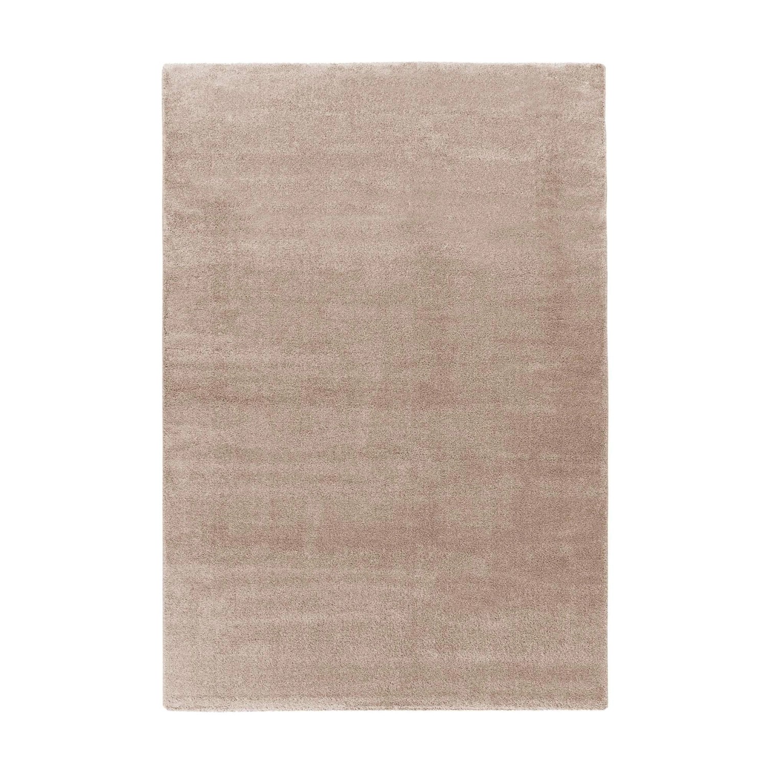 MeGusta Kurzflor Teppich Uni Klassisch Taupe 120x170 cm Marcela günstig online kaufen