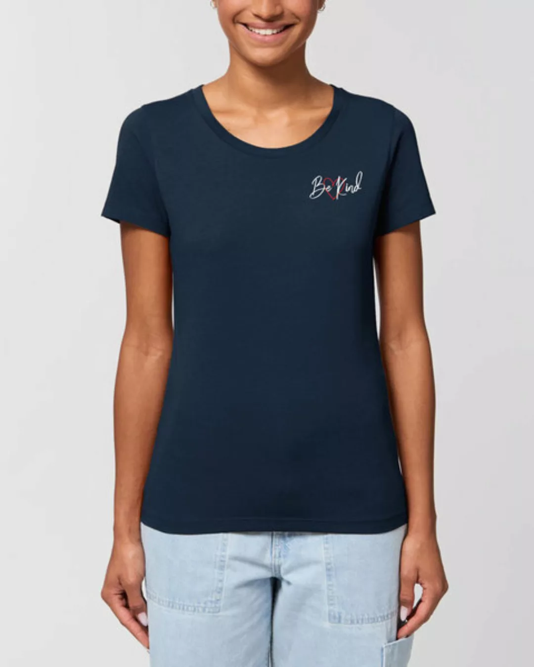 Bio Damen Rundhals T-shirt Amorous "Be Kind" Von Human Family günstig online kaufen