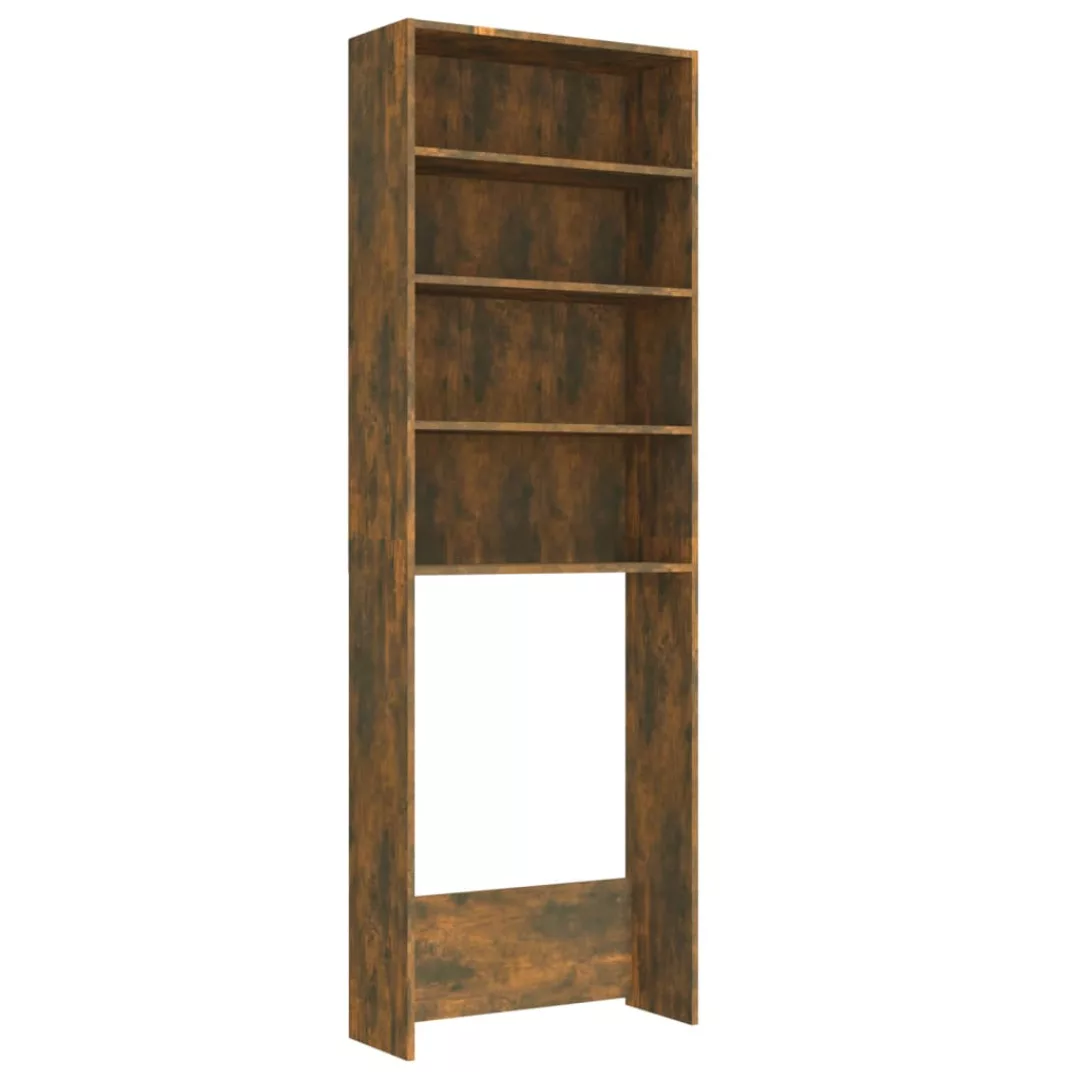 Vidaxl Waschmaschinenschrank Räuchereiche 64x24x190 Cm günstig online kaufen