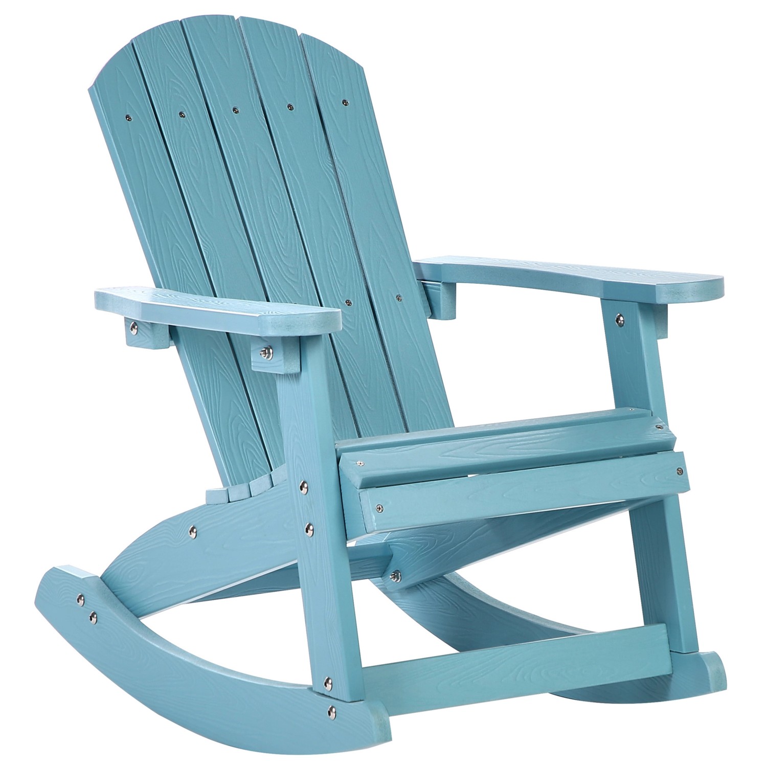 Beliani Schaukelstuhl Blau 68x52x67 günstig online kaufen