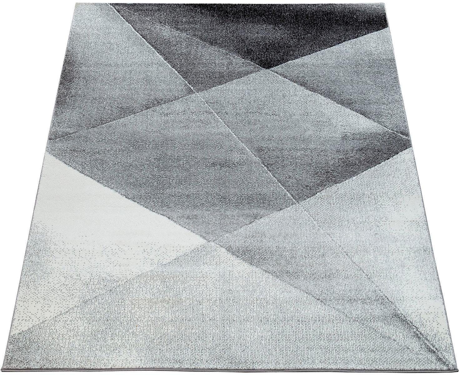 Paco Home Teppich »ECE 922«, rechteckig, 14 mm Höhe, Kurzflor, modernes geo günstig online kaufen