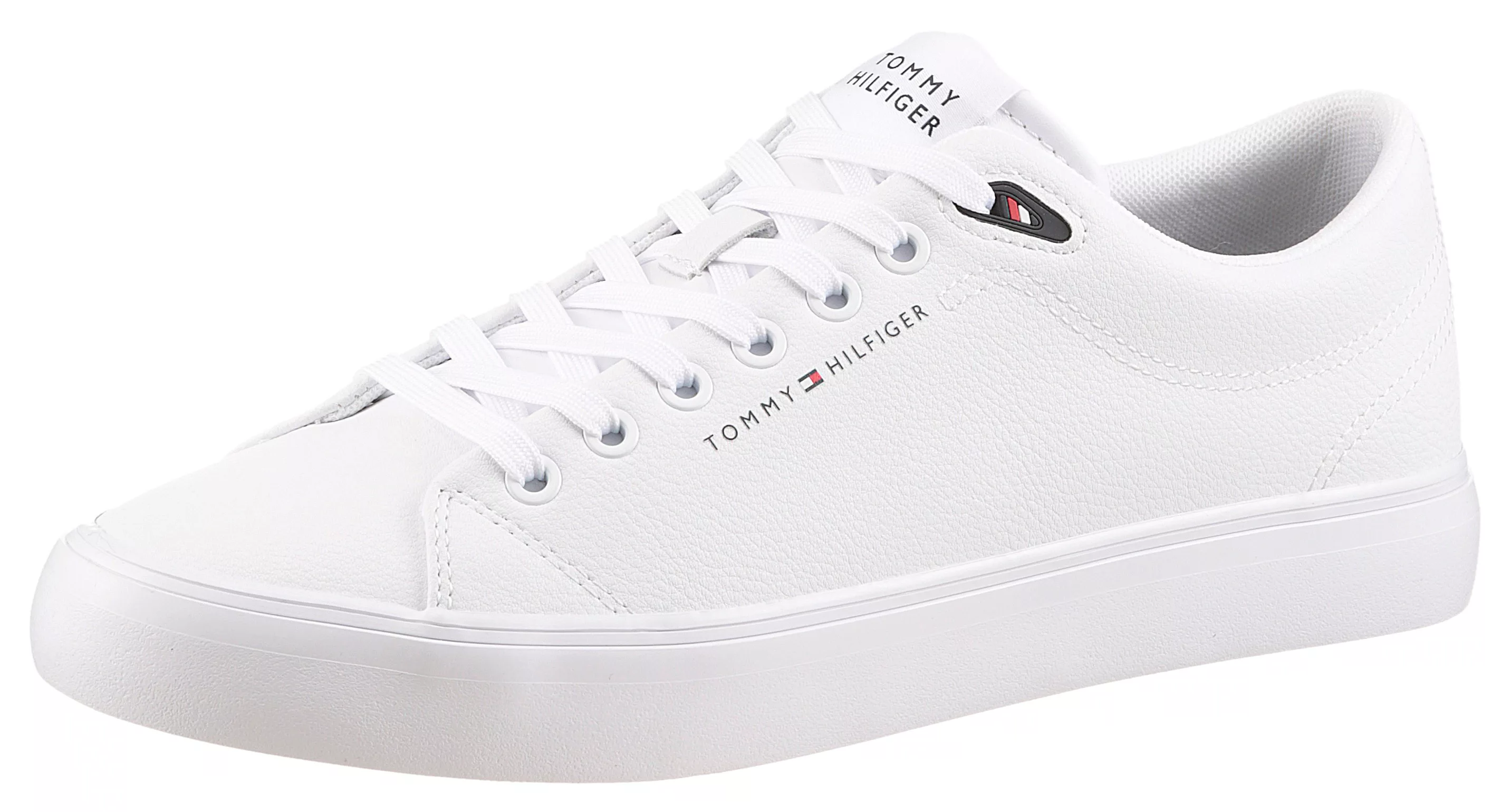 Tommy Hilfiger Sneaker "TH HI VULC CORE LOW LTH II ESS", Freizeitschuh, Hal günstig online kaufen