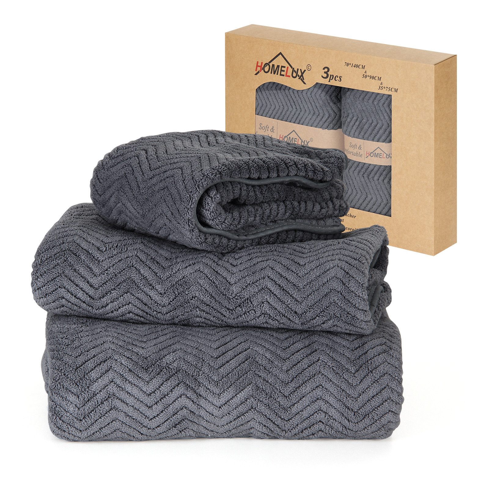 HOMELUX Handtuch Set 2 / 3 günstig online kaufen
