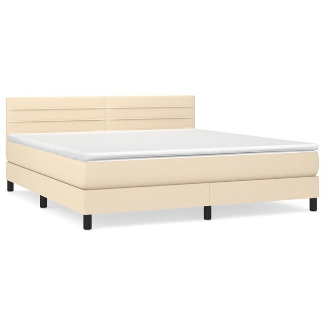 vidaXL Boxspringbett Bett Boxspringbett mit Matratze und LED Stoff (180 x 2 günstig online kaufen