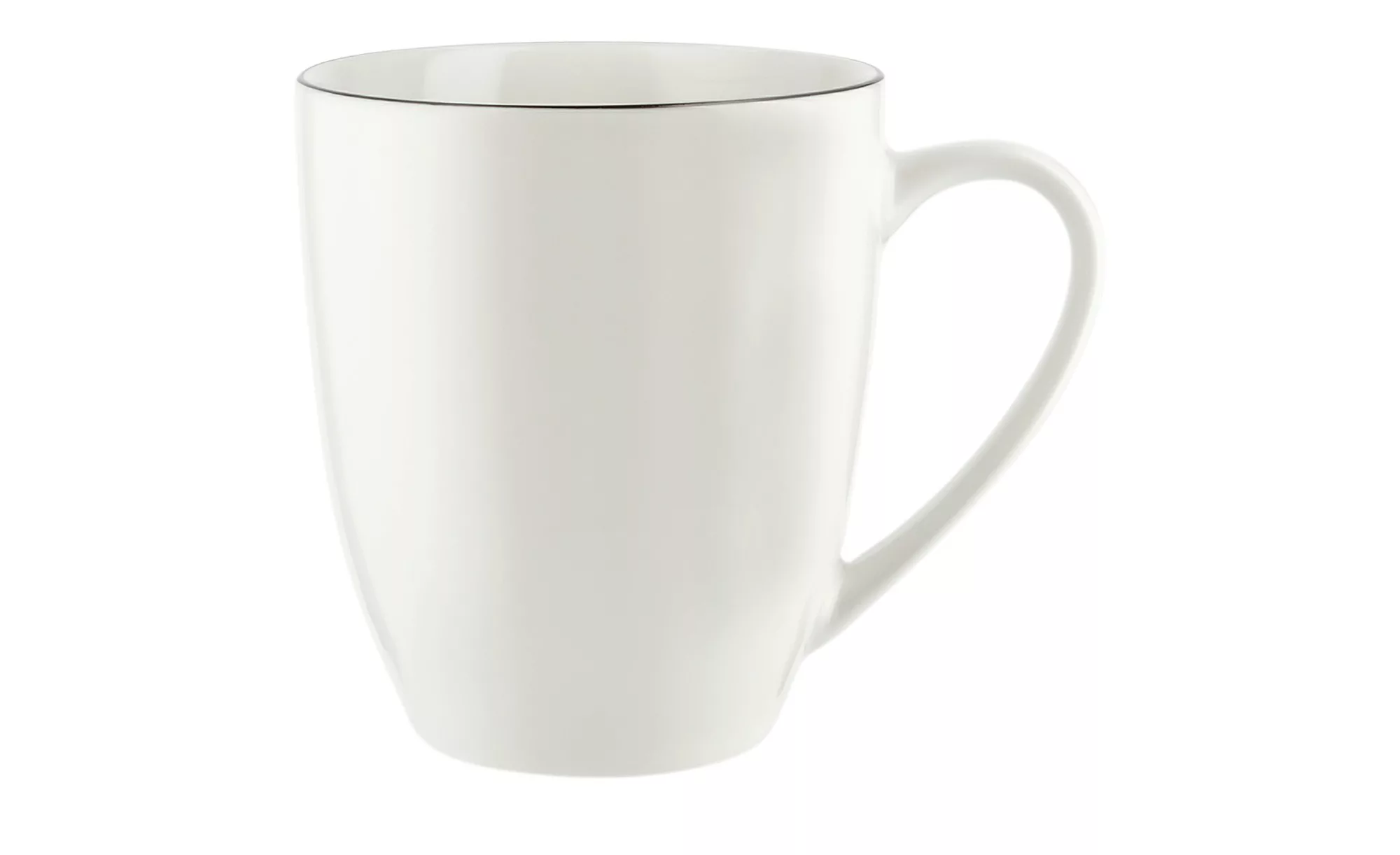 Peill+Putzler Kaffeebecher  Bologna - weiß - Porzellan - 10,5 cm - Geschirr günstig online kaufen