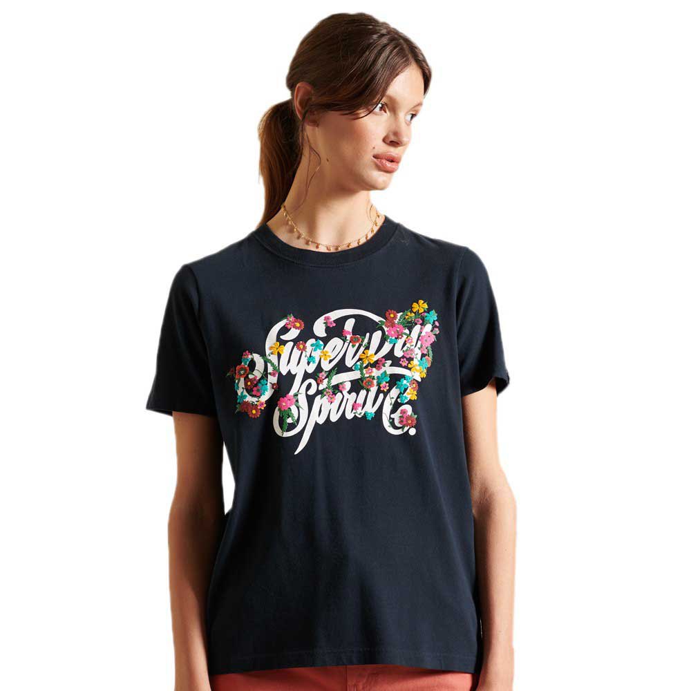 Superdry Kurzarm T-shirt XL Eclipse Navy günstig online kaufen