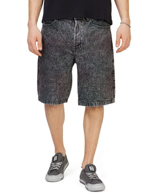 Diesel Jeansshorts Relaxed Fit - Bunt Besprüht - D-MAXS-SP 0HBAQ günstig online kaufen