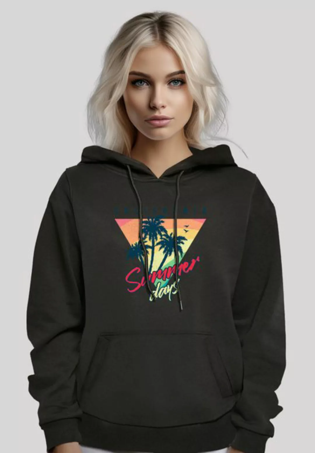 F4NT4STIC Kapuzenpullover "California Palmen Retro", Premium Qualität günstig online kaufen