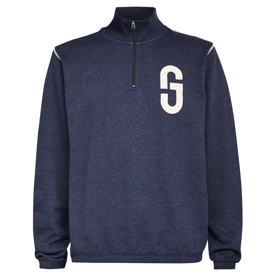 G-star Logo Halber Reißverschluss Pullover S Sartho Blue Htr günstig online kaufen