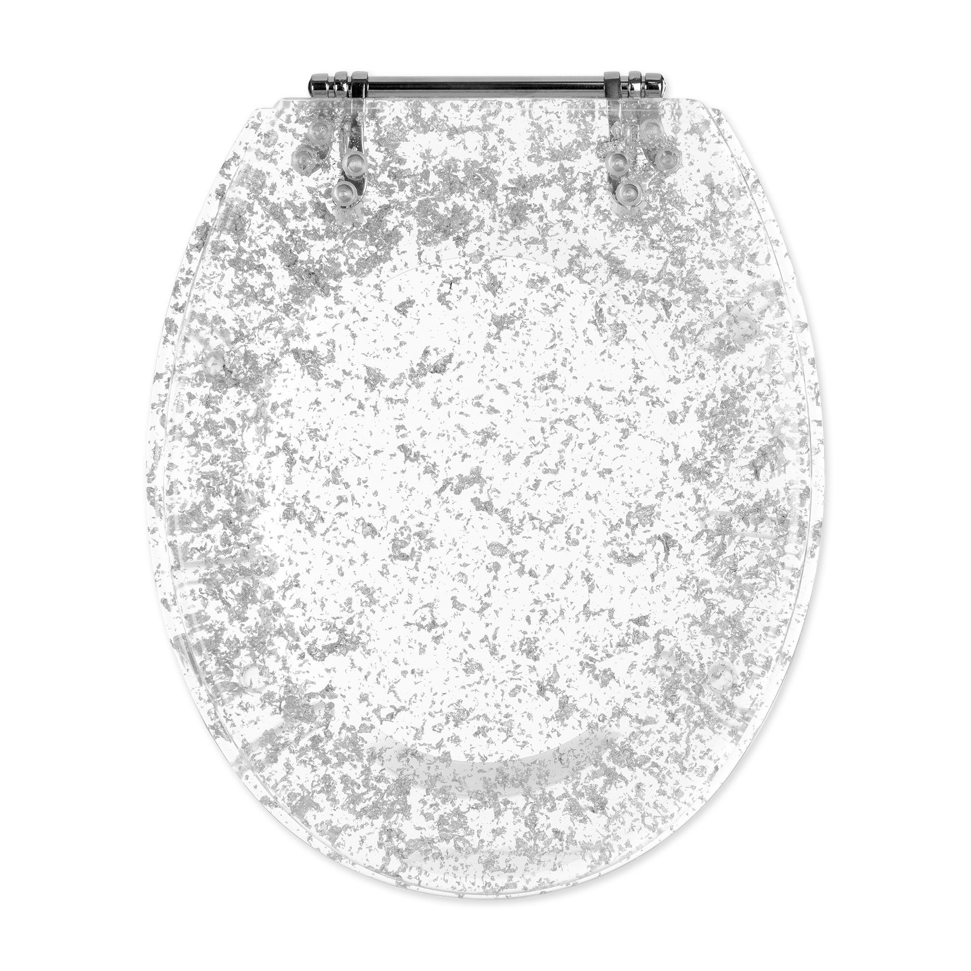Navaris WC-Sitz WC Sitz Toilettendeckel Glitzer günstig online kaufen
