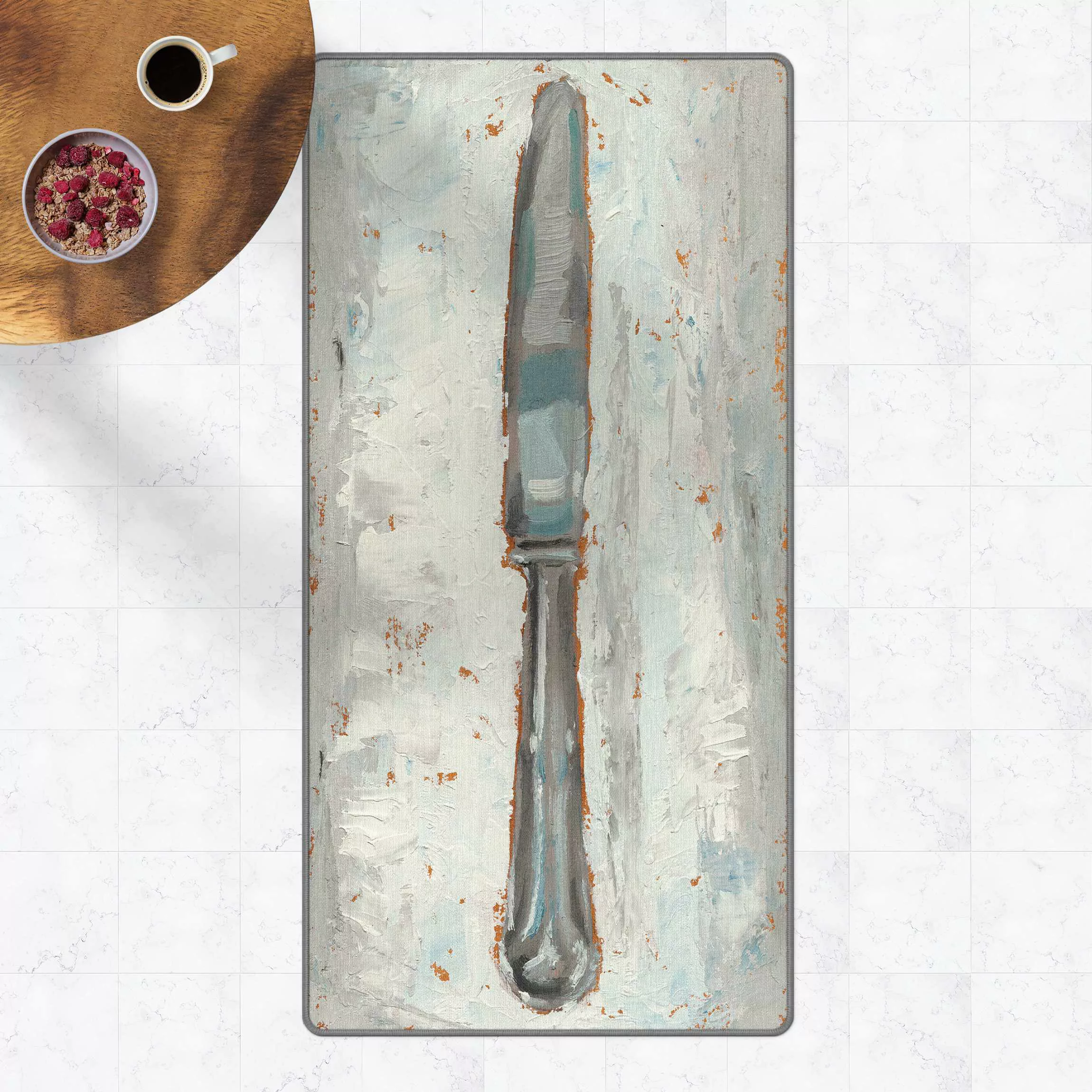 Teppich Impressionistisches Besteck - Messer günstig online kaufen