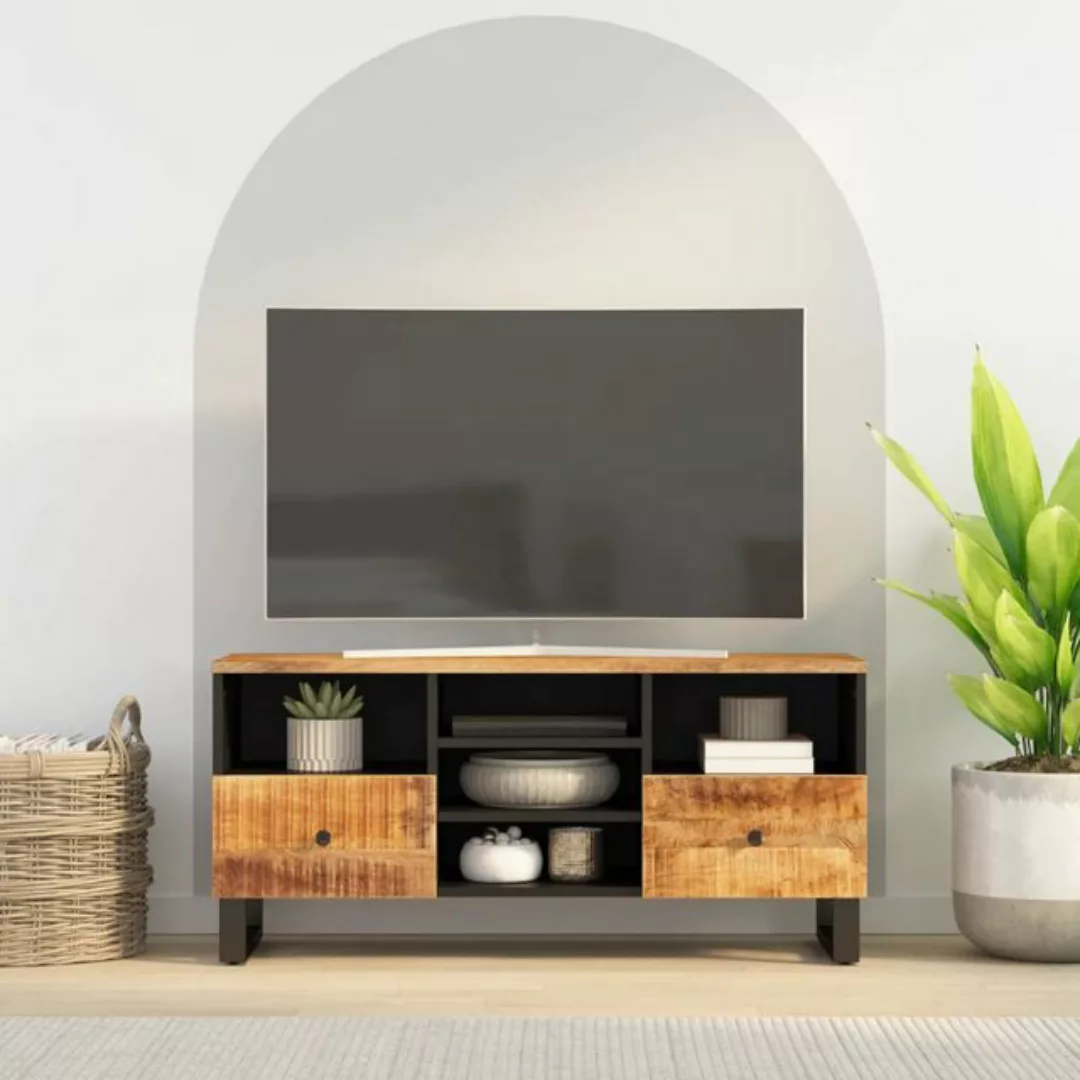 vidaXL TV-Schrank TV-Schrank 100x33x46 cm Massivholz Mango & Holzwerkstoff günstig online kaufen