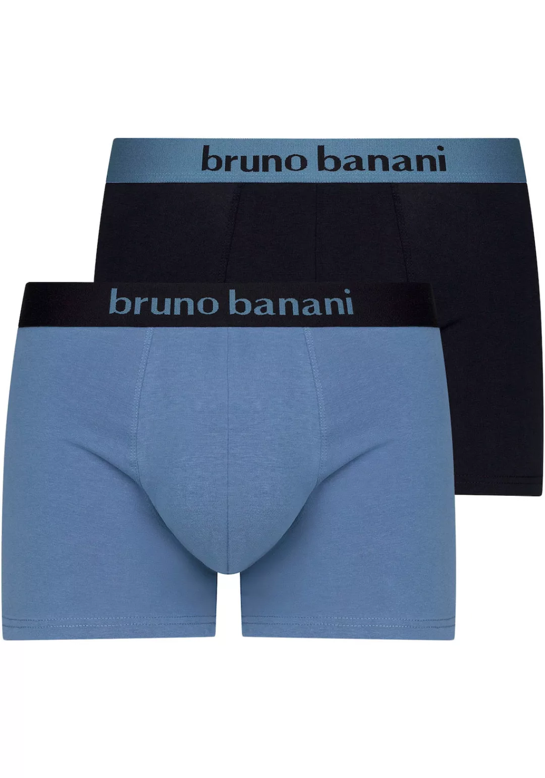 Bruno Banani Boxer, (2er Pack), mit kontrastreichem Logobund günstig online kaufen