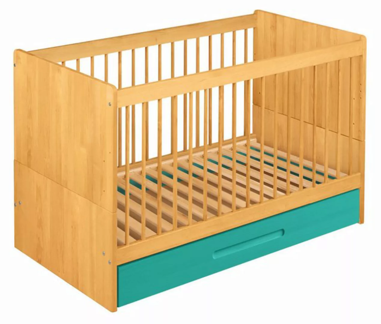 BioKinder - Das gesunde Kinderzimmer Babybett Lina, 70x140 cm mit Bettkaste günstig online kaufen