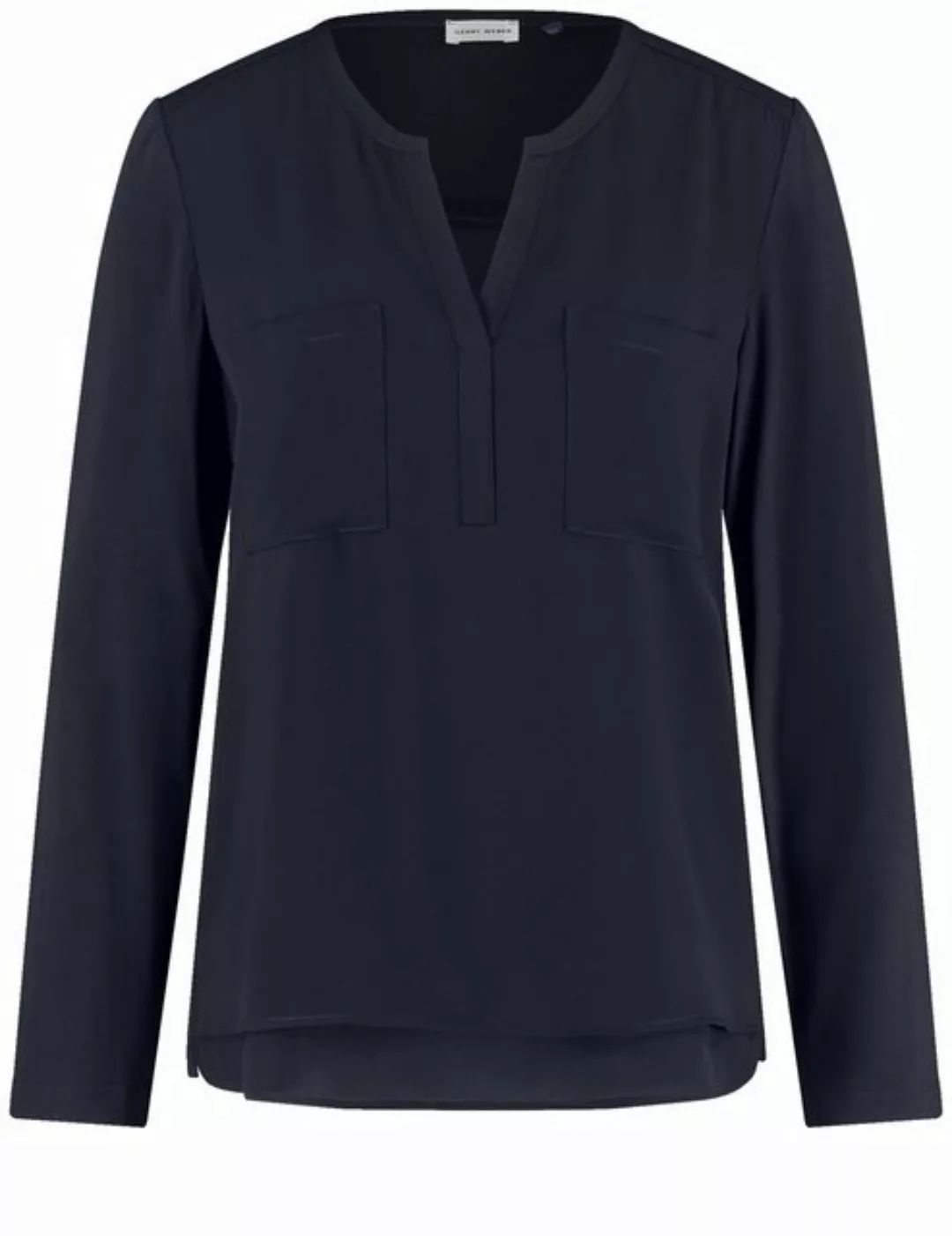 GERRY WEBER Langarmshirt Langarm Blusenshirt mit Material-Patch günstig online kaufen