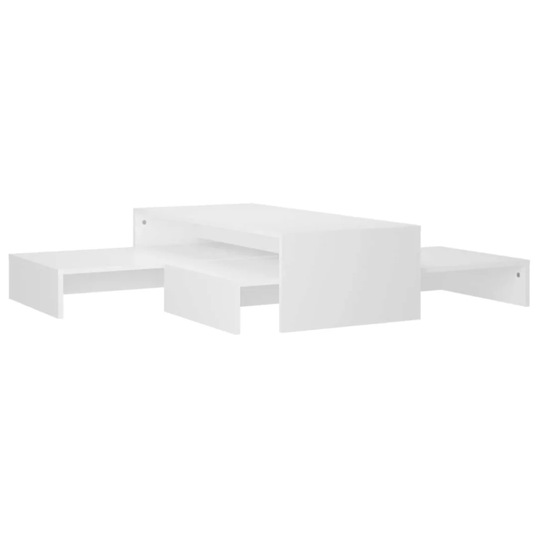 Satztisch-set Weiß 100x100x26,5 Cm Spanplatte günstig online kaufen