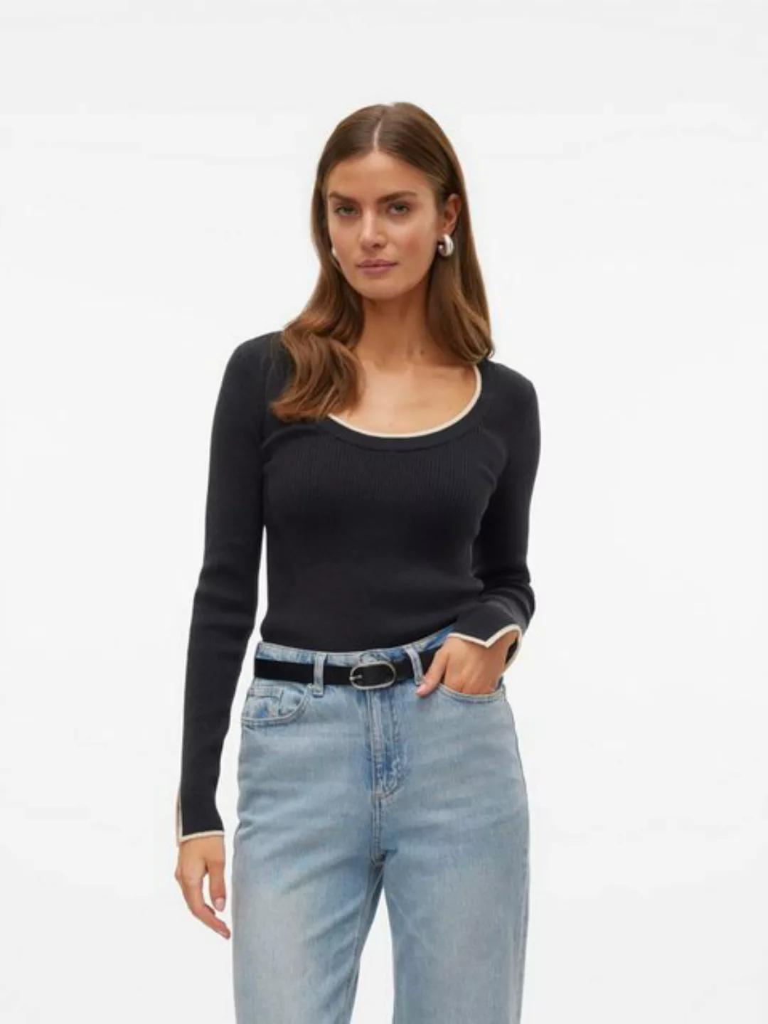 Vero Moda Rundhalspullover VMJoan (1-tlg) Plain/ohne Details günstig online kaufen