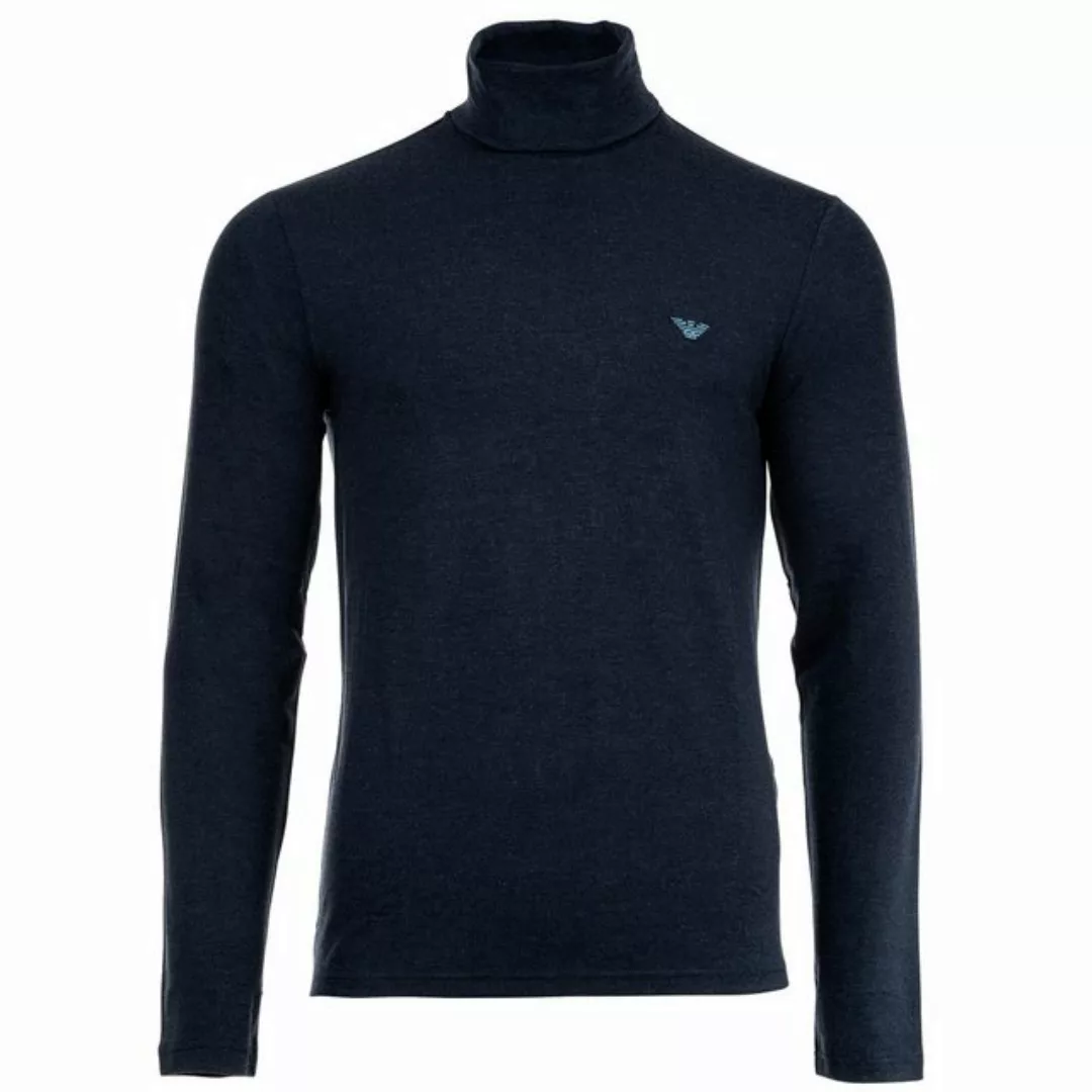 Emporio Armani T-Shirt Herren Langarmshirt - WARM VISCOSE, Turtle Neck günstig online kaufen