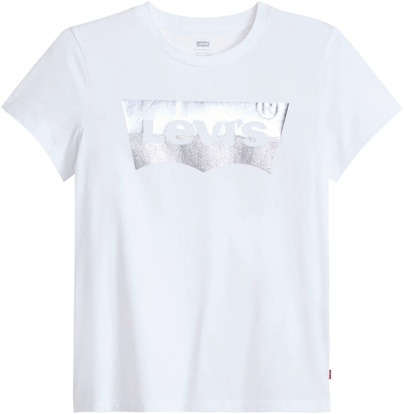 Levis Rundhalsshirt "THE PERFECT TEE", mit Logo im Metallic-Holo Print günstig online kaufen