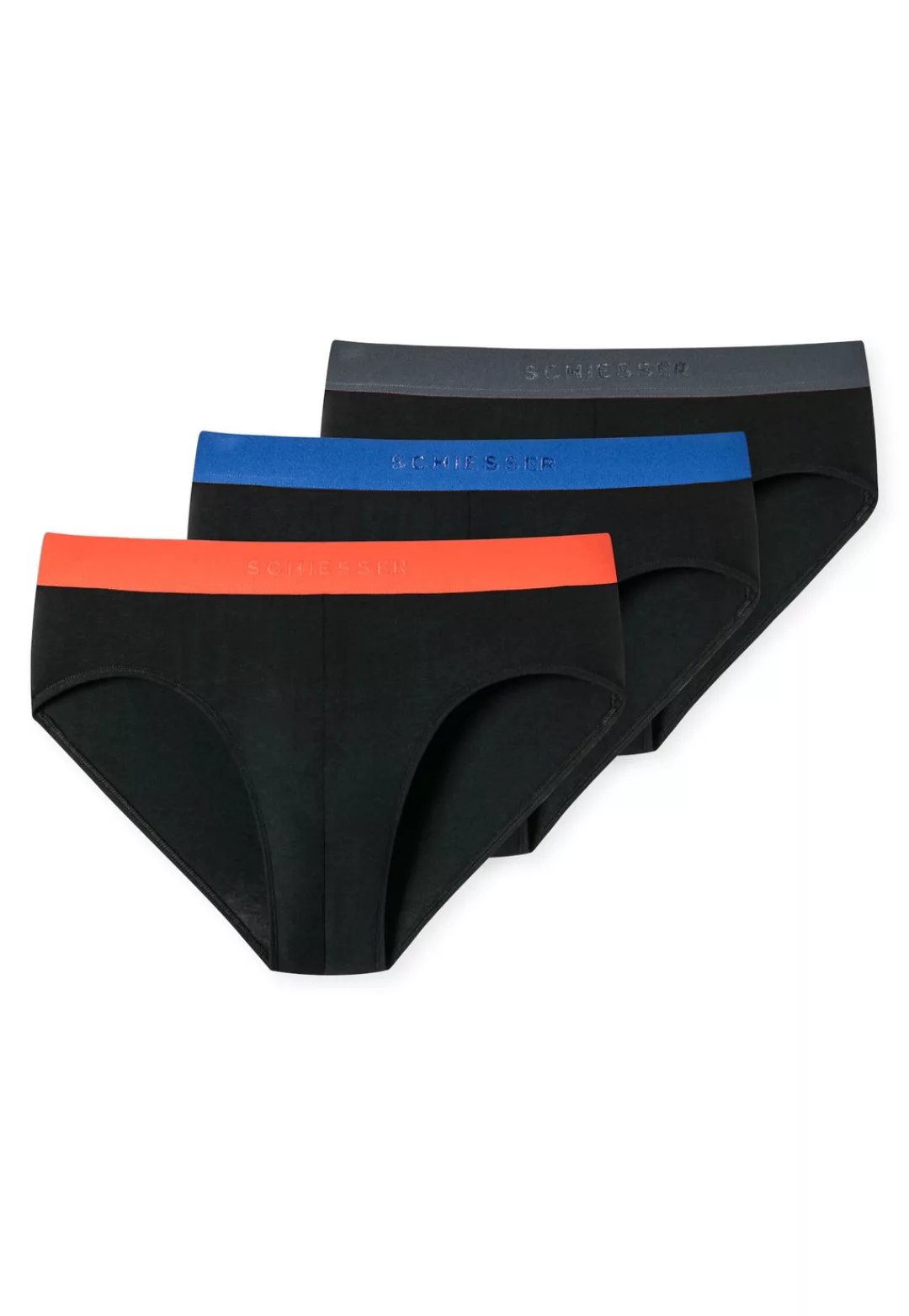 Schiesser Rioslip ""95/5"", (3er-Pack), mit sportlichem Logo-Webgummibund günstig online kaufen