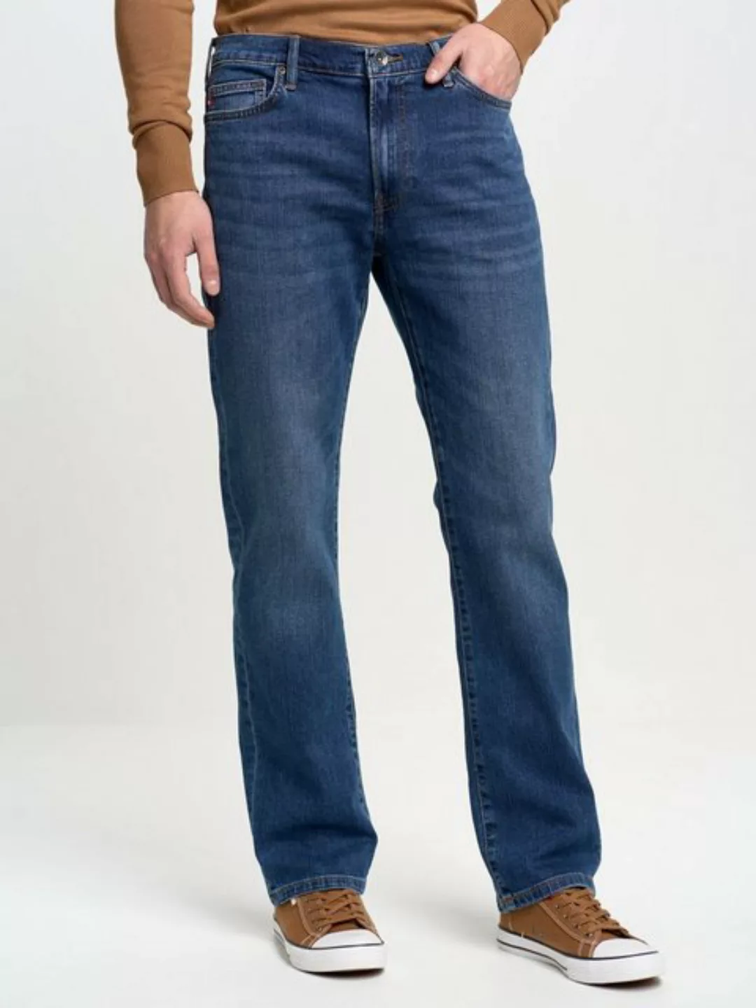 BIG STAR Straight-Jeans TRENT HOHE LEIBHÖHE günstig online kaufen