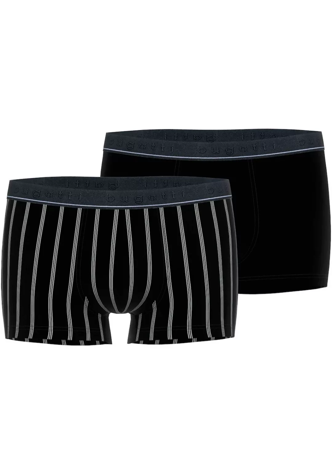 bugatti Boxershorts "Rom", (2er Pack), mit modischem Design für einen stilv günstig online kaufen