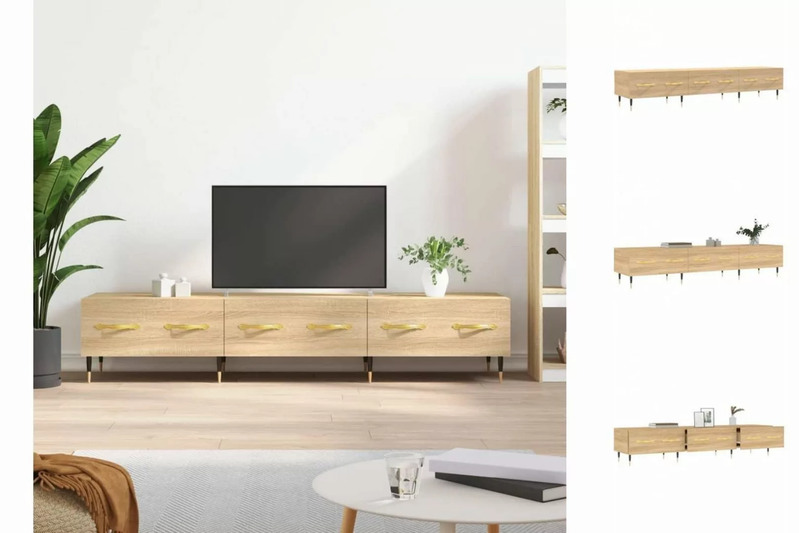 vidaXL TV-Schrank TV-Schrank Sonoma-Eiche 150x36x30 cm Spanplatte günstig online kaufen