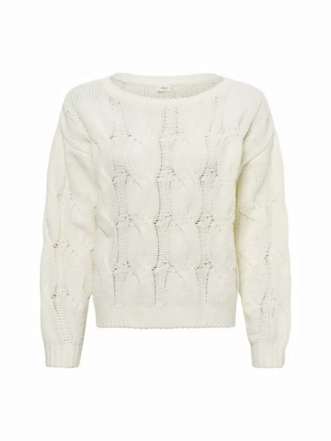 s.Oliver BLACK LABEL Sweatshirt Strickpullover, WHITE günstig online kaufen